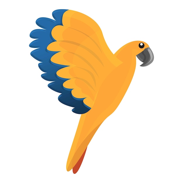 Pionus papegaai pictogram Cartoon van Pionus papegaai vector pictogram voor webdesign geïsoleerd op een witte achtergrond