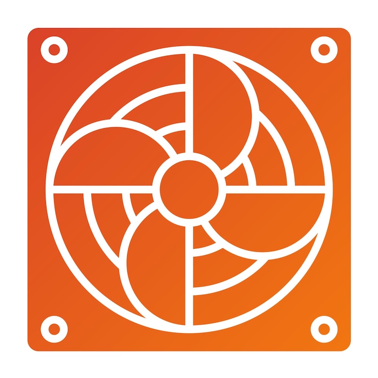 Vector pipe extractor icon stijl