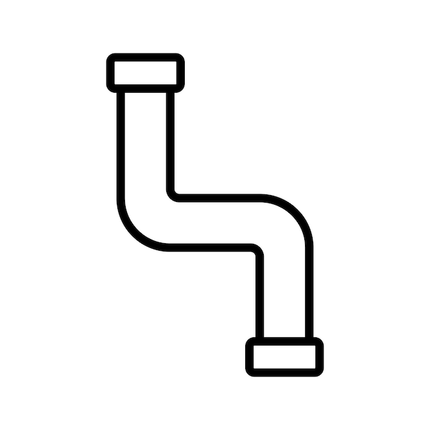 pipe plumbing icon vector design template in white background