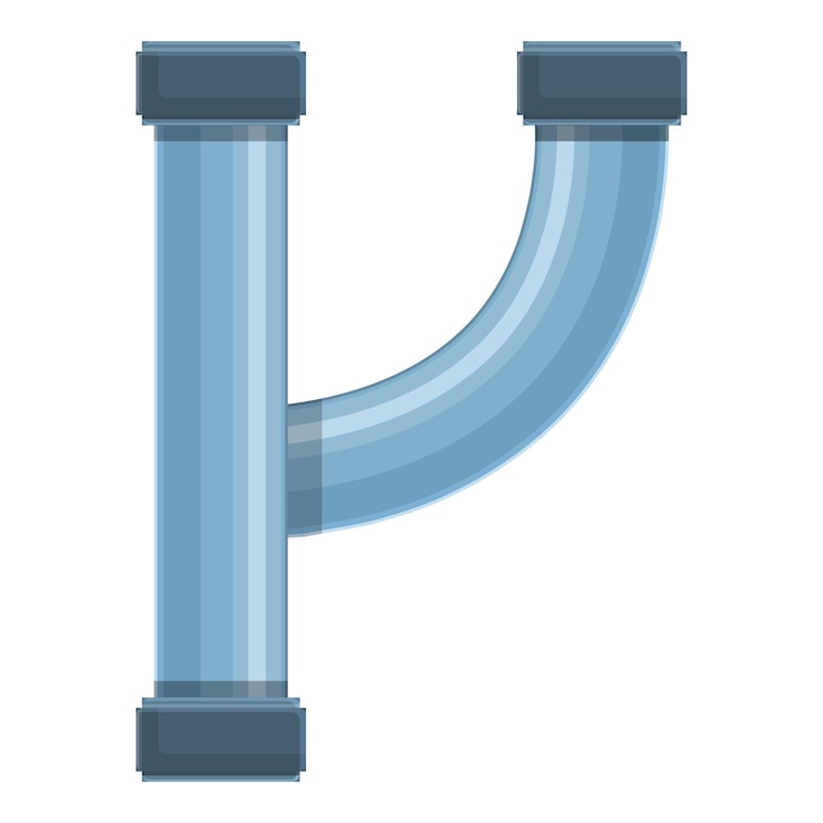 Vector pipe tube icon cartoon of pipe tube vector icon for web design isolated on white background
