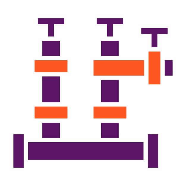 パイプベクトルアイコンデザインイラスト