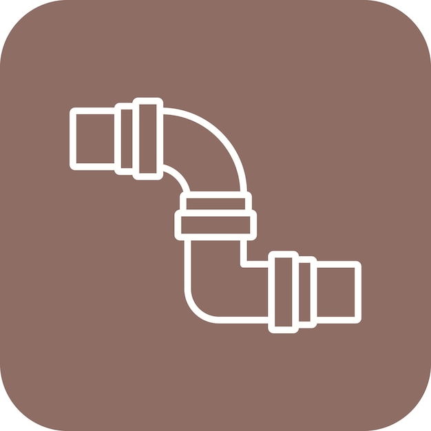 Pipeline vector icon Can be used for Industrial Process iconset