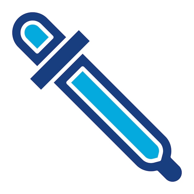 Pipette Duotone Illustration