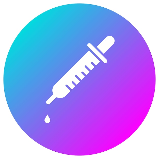 Pipette vector icon Can be used for Research and Science iconset