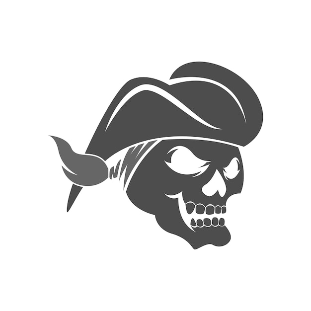 Piraat logo pictogram ontwerp illustratie