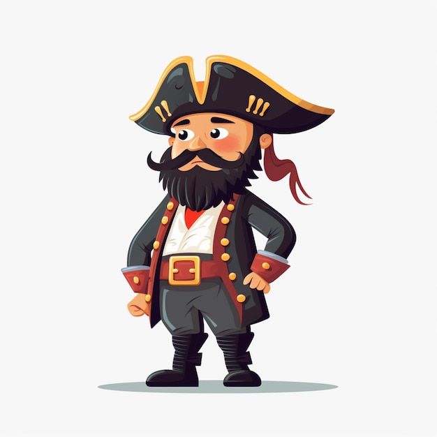 Pirate cartoon vector