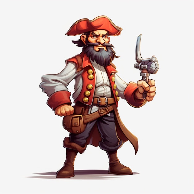 Pirate cartoon vector