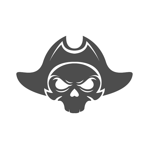 pirate logo icon design illustration