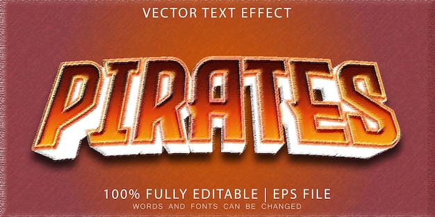 Pirate Metal Grunge Text Effect