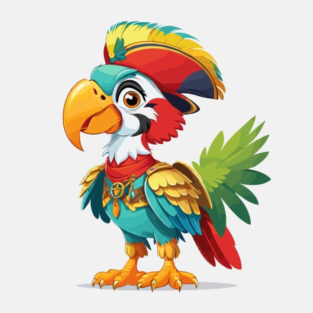 Pirate parrots vector