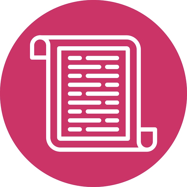 Pirate Scroll Icon Stijl