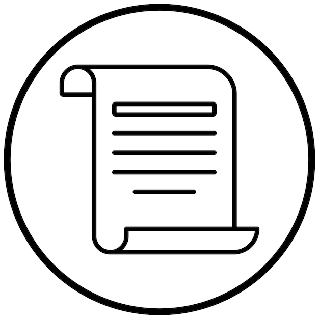 Pirate Scroll Icon Stijl