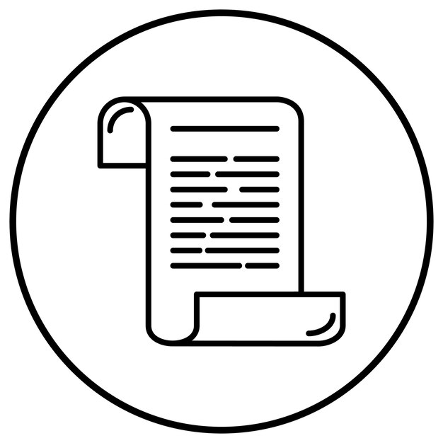 Pirate Scroll icoon vector afbeelding Kan worden gebruikt voor Pirate