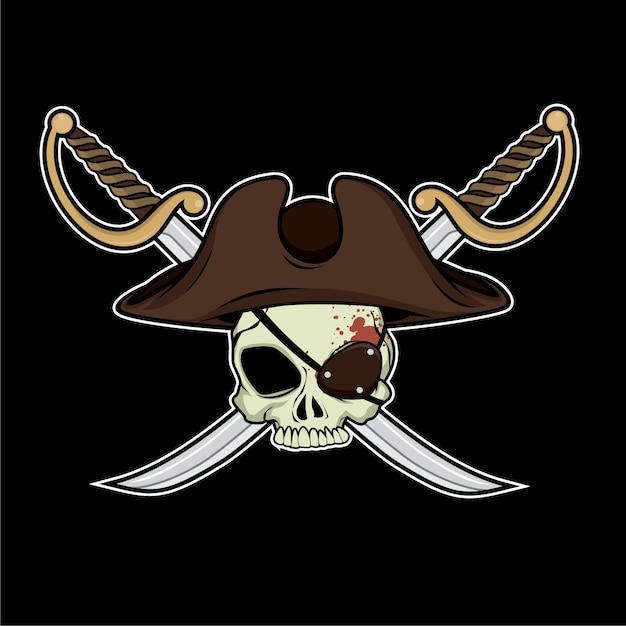 Pirate Skull Logo 