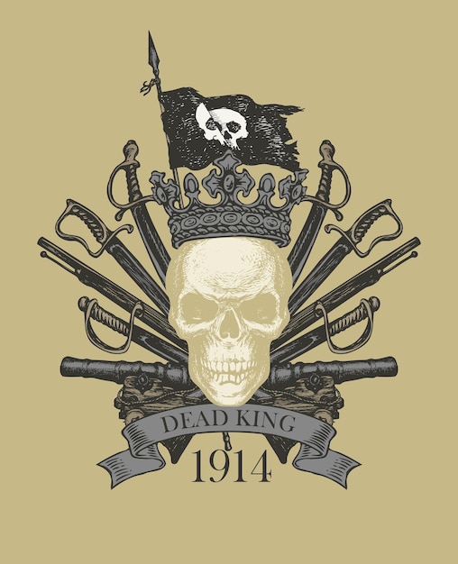 Vector pirates coat of arms