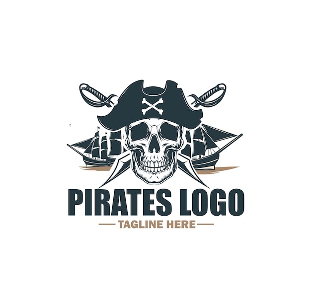 Design del logo dei pirati