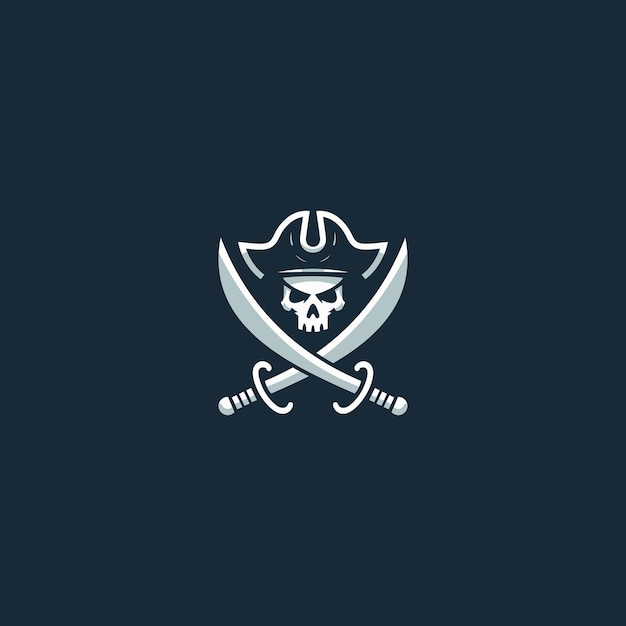 Vettore logo dei pirati