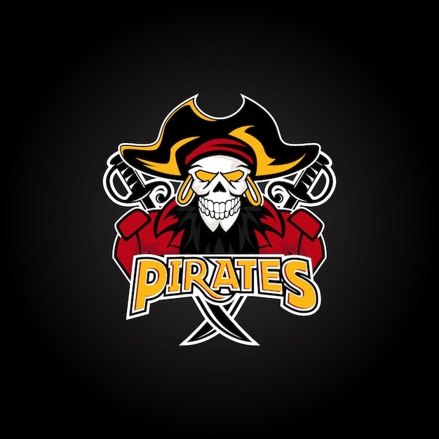 Pirates Mascot Sport Esport Logo Design