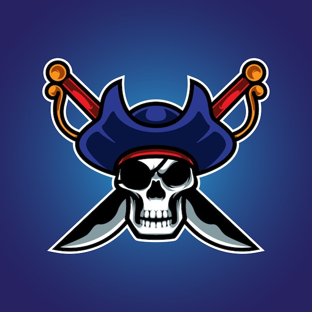 Logo pirates skull e sport