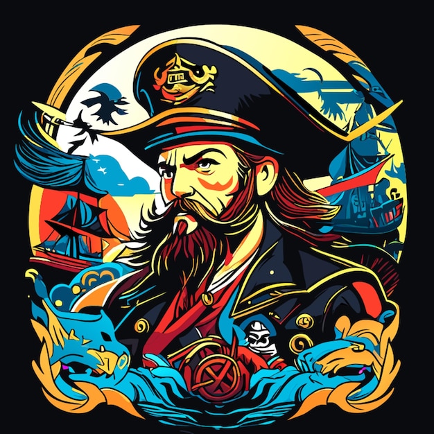 Pirates vector illustration