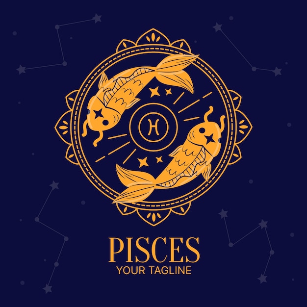 Vector pisces logo