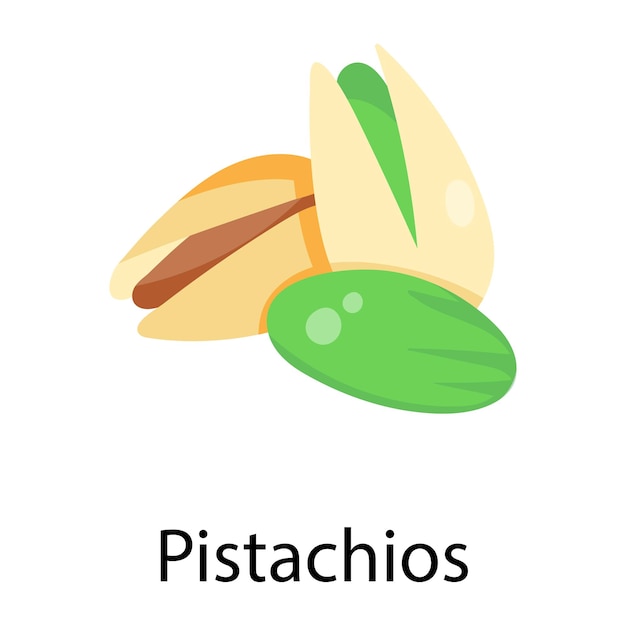 Pistachios hand drawn icon is up for premium use