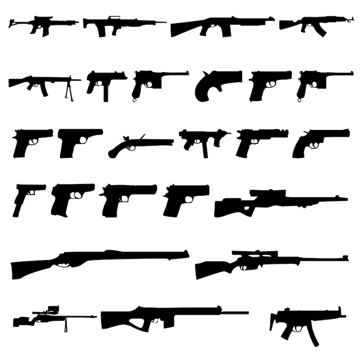 Pistool vector ontwerp