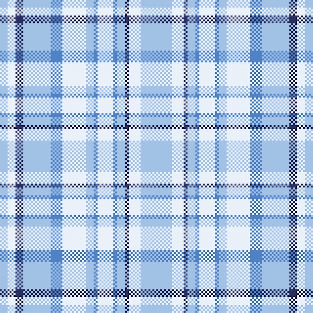 Pixel achtergrondontwerp. moderne naadloze patroon plaid. vierkante textuur stof. tartan schots textiel. schoonheid kleur madras sieraad.