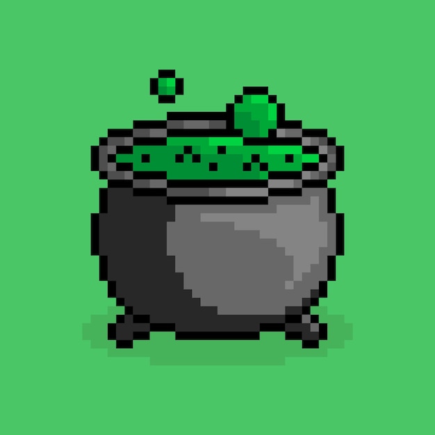 Pixel art boiler potion