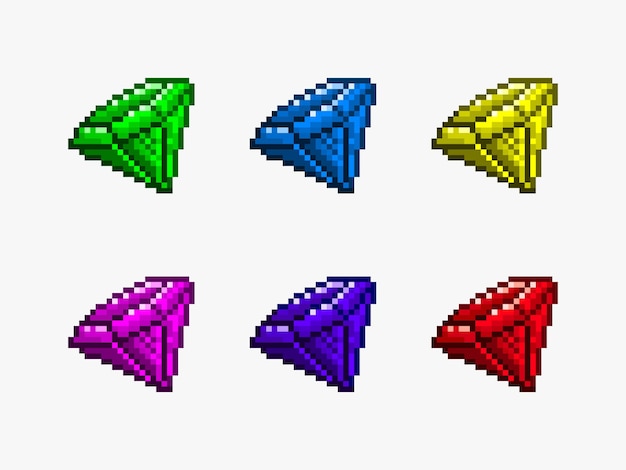 Pixel art diamanten set