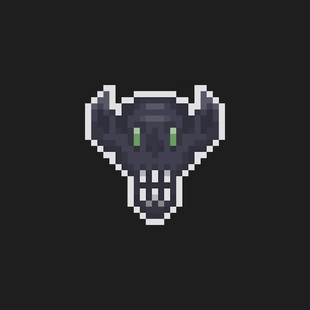 pixel art face character