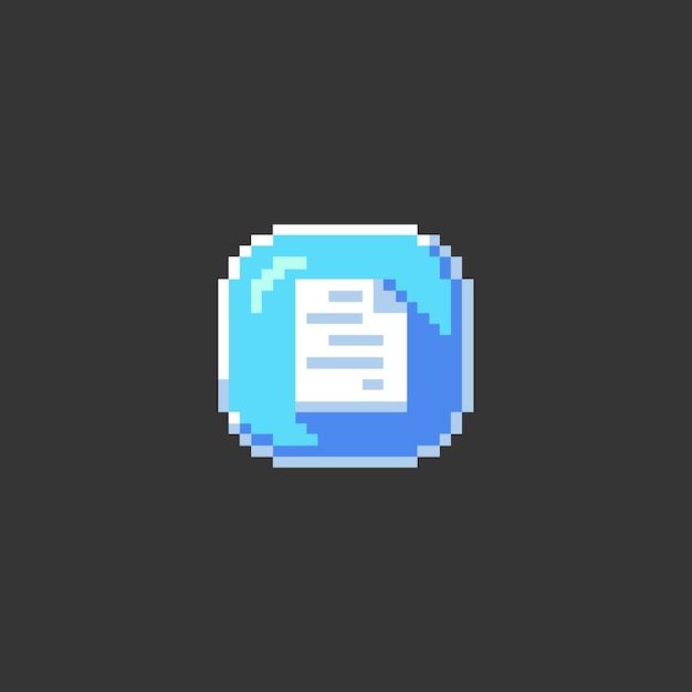 pixel art file icon