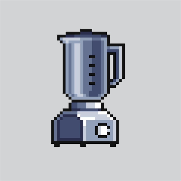 Vector pixel art illustration blender pixelated blender kitchen blender pixelated for the pixel art game