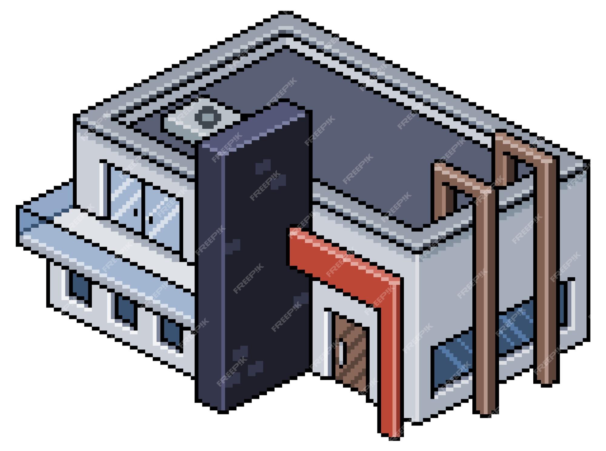 Create an Isometric Pixel Art House in Adobe Photoshop