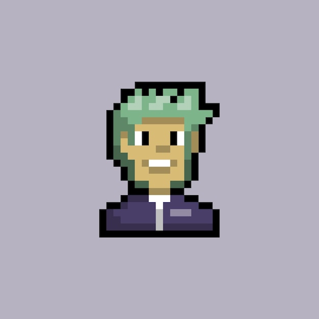 pixel art karakter portret