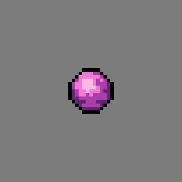 Vector pixel art material item for game asset