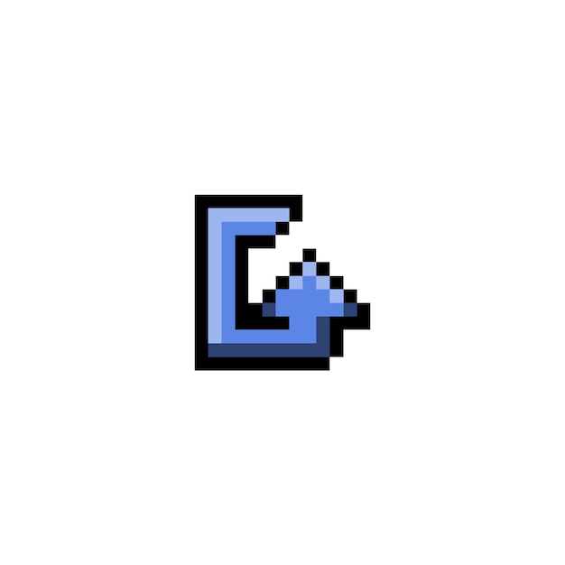 pixel art modern icon perfect for your project