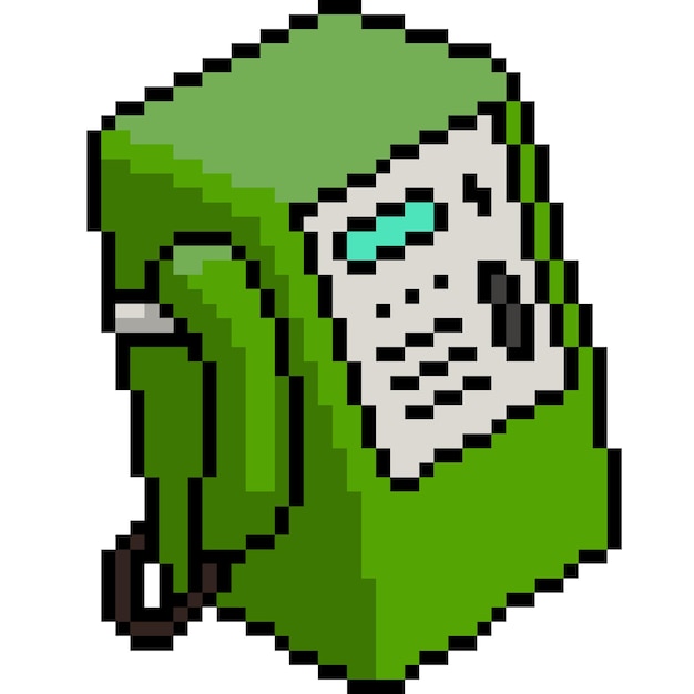 pixel art of outdated phone booth