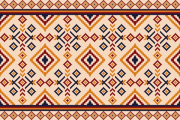 Pixel art pattern seamless for Fabric geometric ethnic pattern seamlessPixel pattern art wallpaper