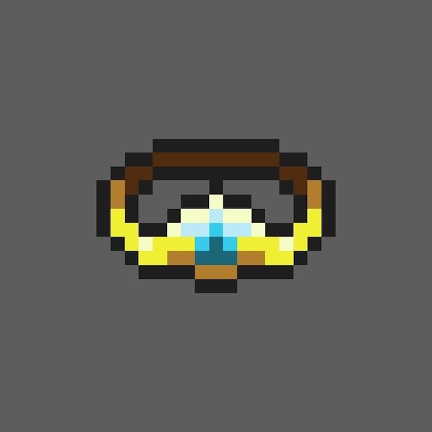 pixel art ring for game asset