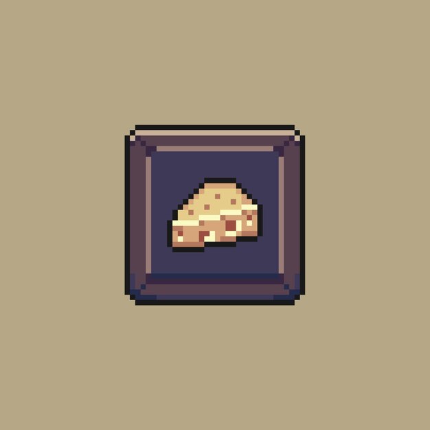 Vector pixel art rpg item for game asset