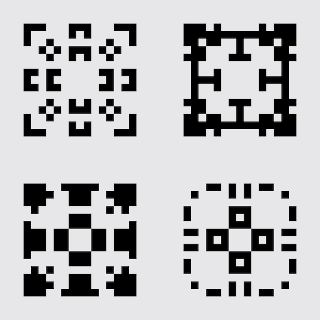 pixel art set tegels abstract materiaal patroon