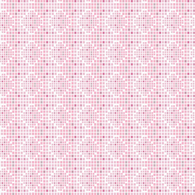 Vector pixel art in soft pink colors in a diamond shaped pattern 01