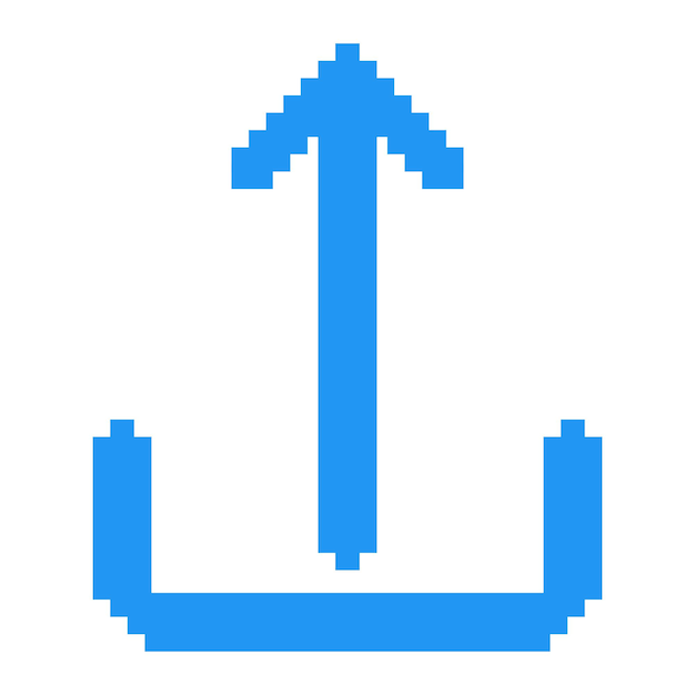 pixel art stijl upload icoon knop upload ikoon knop