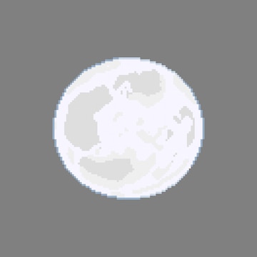 Transparent Pixel Gif - Pixel Moon Png, Png Download is free