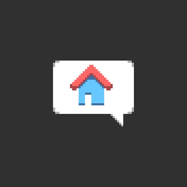 pixel art topic dialog icon