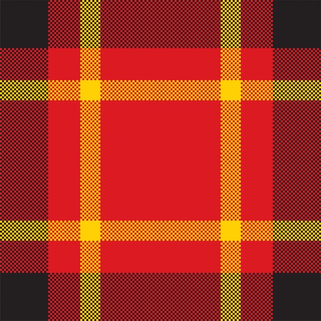 Vector pixel background vector design. modern seamless pattern plaid. square texture fabric. tartan scottish textile. beauty color madras ornament.