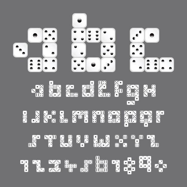 Pixel Creative font design vector