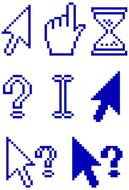 Pixel cursors