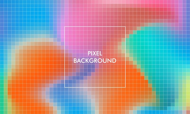 pixel gradiënt textuur abstracte achtergrond met kleurrijke kleur